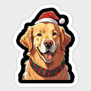 Christmas Dog Sticker